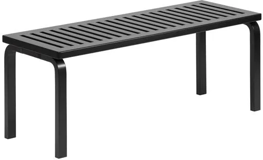 artek 153 Bänk Size A L112,5 cm Svart Lackerad Björk
