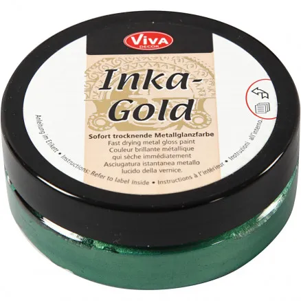Inka Gold, smaragd, 50 ml/ 1 burk.