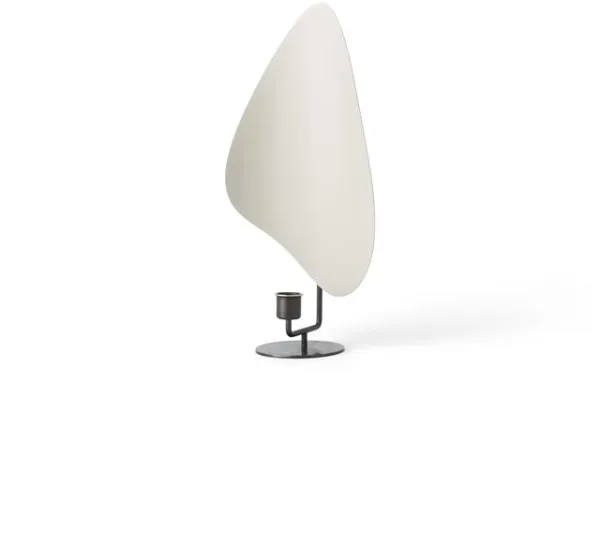 Audo Flambeau Ljusstake H34 Brunerad mässing/Grå