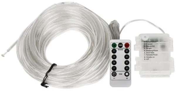 Ljusslinga med färgat ljus