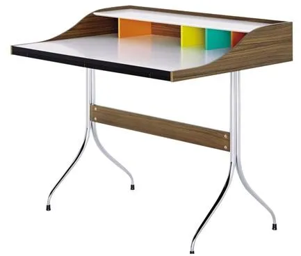 Vitra Home Desk Valnöt/Krom